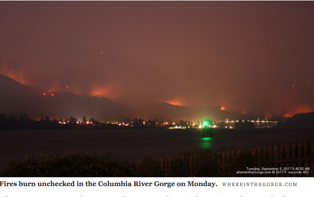 A Portland Woman Says She Saw Teens Start the Gorge Wildfire. This is Her Story.